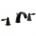 Designers Impressions 654746 Oil Rubbed Bronze Two Handle Widespread Lavatory Bathroom Vanity Faucet - Bathroom Sink Faucet with Matching Pop-Up Drain Trim Assembly - B00KDMHBBG